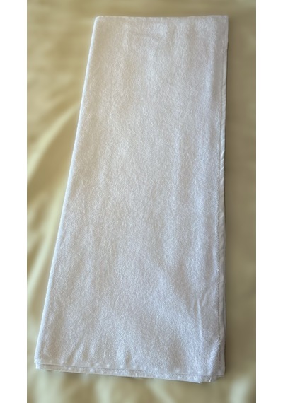 Ağcabay Tekstil Otel Tipi %100 Pamuk Beyaz Banyo Havlusu 90x150 Ebat 700gr