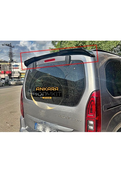 Proace Yarasa Spoiler - Plastik - Parlak Siyah