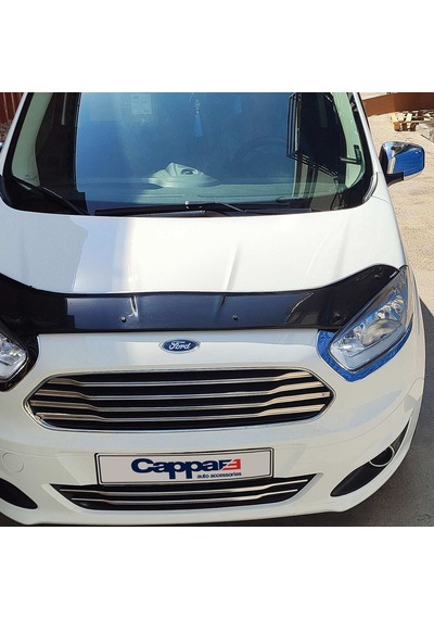Cappafe Ford Courier Ön Kaput Koruyucu Rüzgarlık 4Mm Abs 2014-