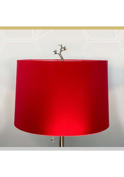 Royal Designs Ağaçtaki Küçük Kuşlar 7,62 Cm Lamba Gölgeliği İçin Lamba Tepesi, Antika Pirinç