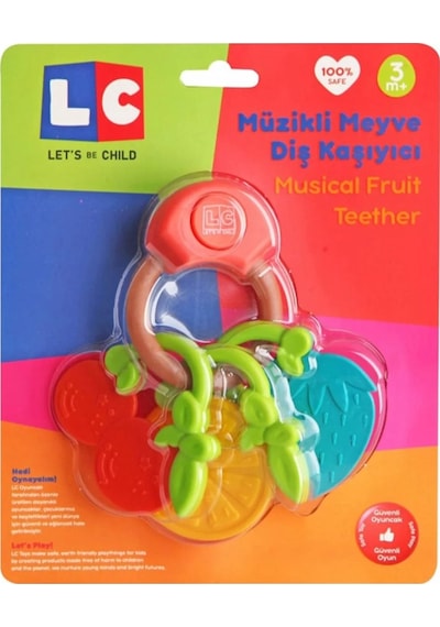 Let's Be Child Müzikli Meyve Dişlik Çıngırak Yeşil