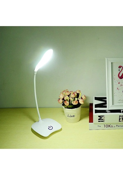 Dekoratif Dokunmatik Eye Şarjlı 36cm Led Masa Lambası Çok Renkli