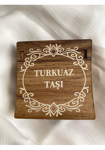 İlknur Doğal Taş Evi 8mm Doğal Turkuaz Taşı Bileklik Turkuaz