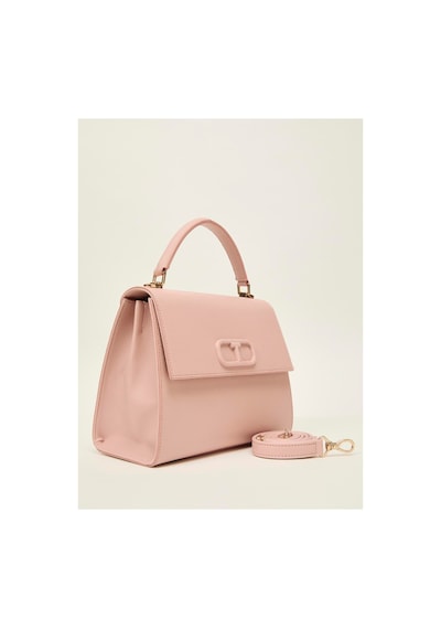 Ted Baker Nokta Baskılı Büyük Deri El Çantası Pembe