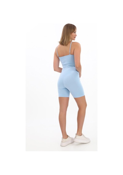 Penyebizden İnce Askılı Body Tulum -açık Mavi