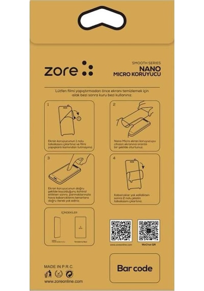 Apple  Uyumlu iPhone 11 Pro Max Zore Nano Micro Temperli Ekran Koruyucu (521617434)