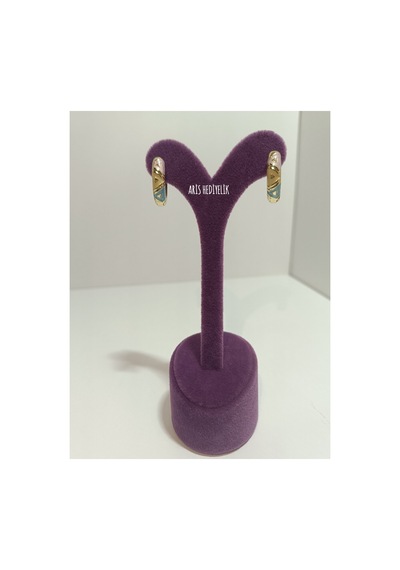 Mineli Küpe Renkli Çok Renkli - 725198597 Çok Renkli