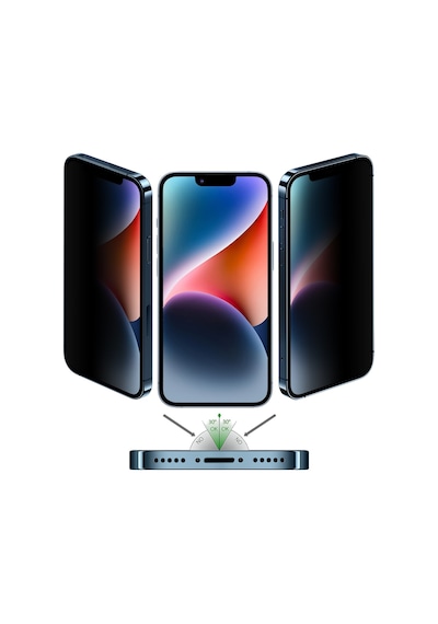 Apple Uyumlu   iPhone 14 Tam Kaplayan Görünmez Hayalet Ekran Koruyucu