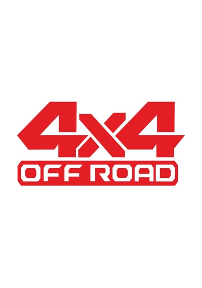 Off Road 4x4 Oto Sticker 2 Adet Büyük Boy Kırmızı 20 10 Cm