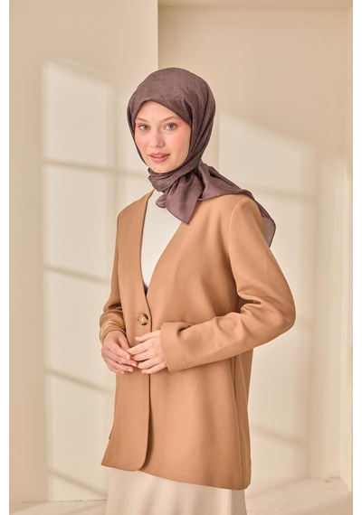 Silk Home Shiny Eşarp 75012-23 kahverengi