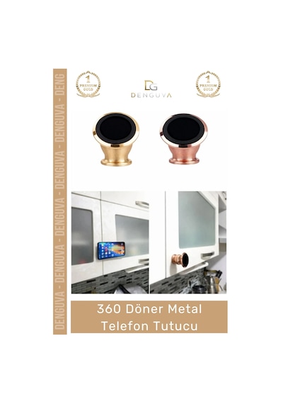Telefontutucu Metal Mıknatıslı 360 Derece Navigasyon Araç İçi Şık Çok Amaçlı Torpidoya Yapışkan Tel