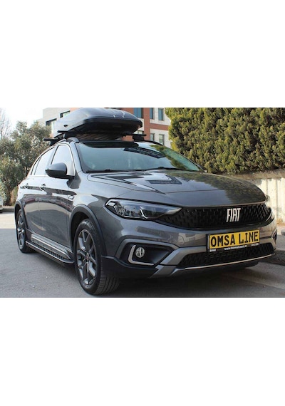 Fiat Egea Cross Krom Sis Far Çerçevesi 2 Parça Taşlı 2020 ve Sonr