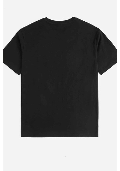 Flood Of Style Unisex Çılgın Aile Tasarım Tshirt Siyah