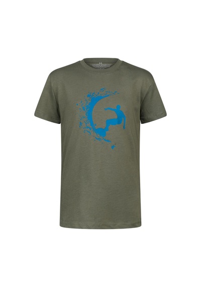 2as Aja Çocuk Baskılı T-shirt Haki 220 Haki