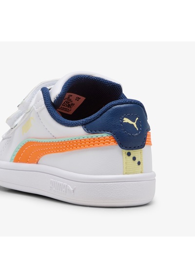 Puma Smash 3.0 Playdate Çocuk Beyaz Spor Ayakkabı 402828 Beyaz
