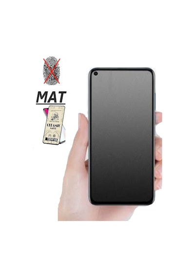 Huawei P40 Lite E Mat Ekran Seramik Tam Kaplayan Kırılmaz Cam Nano Ekran Koruyucu
