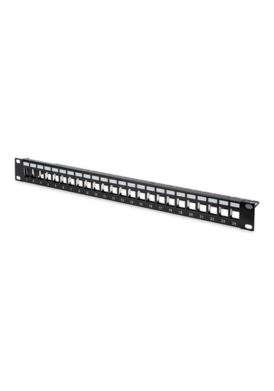 Digitus Dn-91411 Cat6 24 Port Boş Patch Panel 19" 1u Siyah