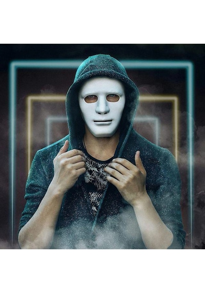 Beyaz Renk Hip Hop Anonim Jabbawockeez Dans Maskesi 18x19 Cm Diğer