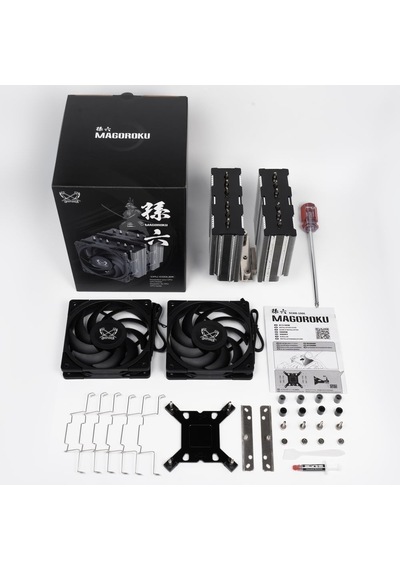 Magoroku Dual Tower Dual Fan Cpu Hava Soğutucu, Intel Lga1700, Lga1151, Amd Am5, Am4 Desteği, 120mm, Scmr-1000