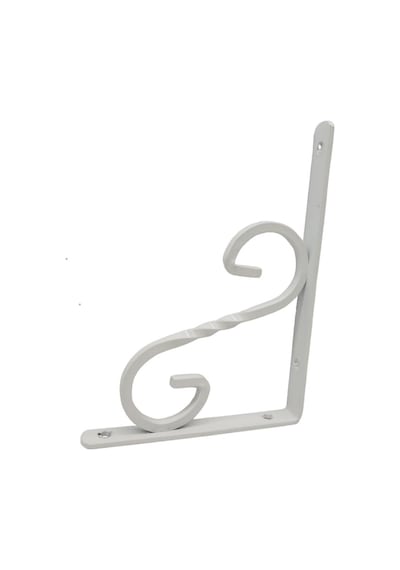 Beşel Perforje Raf Altı Parlak Beyaz 15,5x11,5x1,4 Cm 2 Adet