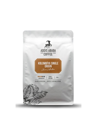 Addis Ababa Coffee Kolombiya Single Origin Kahve 250 G French Press
