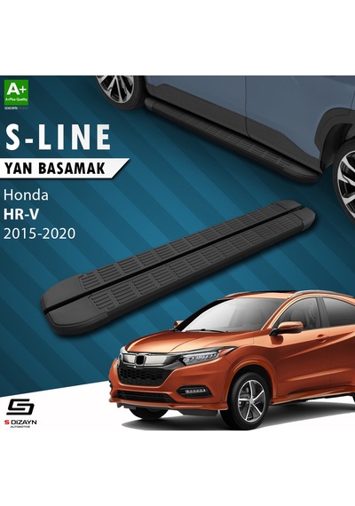 S-Dizayn Honda HR-V 2 S-Line Siyah Yan Basamak 173 Cm 2015-2020