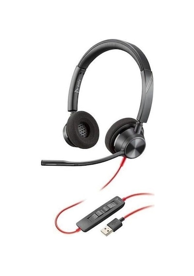 Poly Blackwire 3320 Mikrofonlu Stereo Kulak Üstü Kulaklık