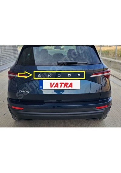 Karoq 1.6 Tdı 2018-2020 Premium Uyumlu Skoda Krom Bagaj Yazısı 3m 3d Abs
