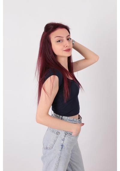 Busem S0016476 Kadın Bluz Lacivert