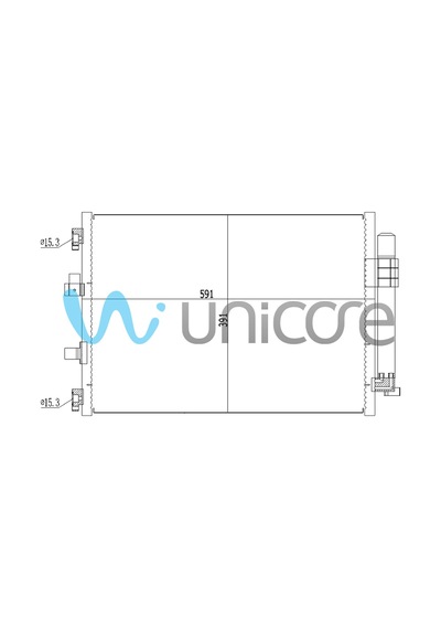 Klima Radyatörü Ford Focus Iıı, C-max2 Dizel 2010-2020 591 377 / Bv61 19710ba, 1703509, Bv61 19710be