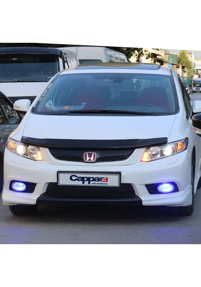 Cappafe Honda Civic 9 Ön Kaput Koruma Rüzgarlık 4Mm Abs 2012-1