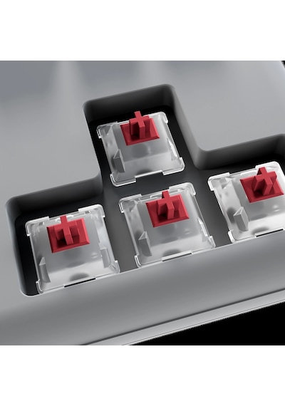 Rampage Claw Beyaz Red Swıtch Mekanik Gaming Oyuncu Klavye Rainbow Tkl Rampage