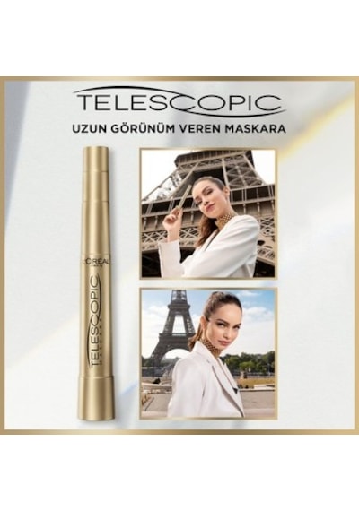 Telescopic Siyah Uzun Görünüm Veren 00