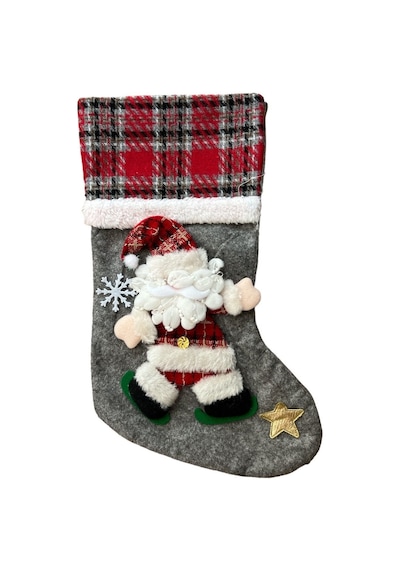 Yılbaşı Süs Çorabı 37x18 Cm 6123-03