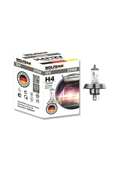Ampul 12v H4 Standart Işık Tablalı P45t 55/60 P45 Garantisi Yoktur 1