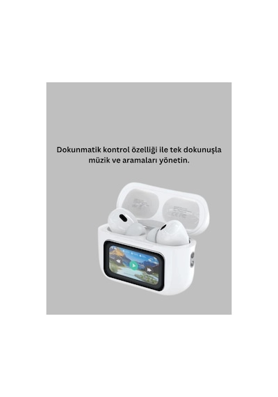 Mey İthalat Dokunmatik Ekranlı Bluetooth Kulaklık Anc Gürültü Önleme Suya Dayanıklı Yeni Nesil Diğer