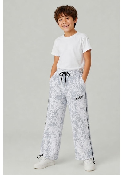 Pina Kids Erkek Çocuk Beli İpli Rahat Kesim Paça Ayarlanabilir Lastikli Eşofman Altı Esf7015 gri Pina Kids Erkek Çocuk Beli İpli Rahat Kesim Paça Ayarlanabilir Lastikli Eşofman Altı Esf7015 gri