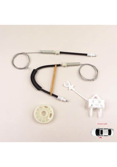 Alfa Romeo 156 932 1996-2007 4/5 Kapı İçin Ön Sol Cam Kriko Seti