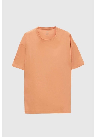 D's Damat Ds Damat Comfort Tarçın %100 Pamuk T-shirt 6HC14ORT02006 Tarçın