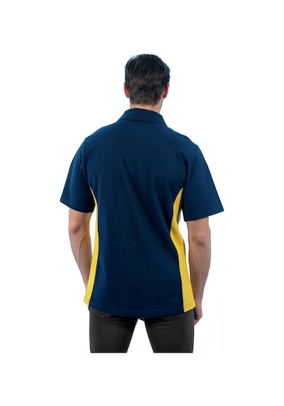 Şensel, Polo Yaka Tişört, Lacivert-Sarı -136E2769- Tshirt