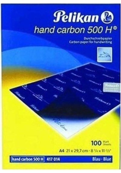 Pelikan Karbon Kağıdı 100 Lü A4 Mavi 500 H