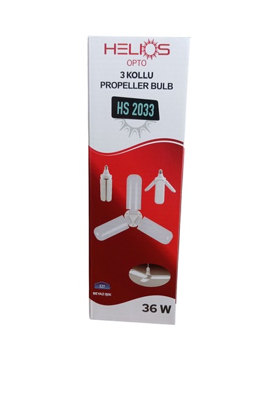 Helıos Hs-2033 3 Kollu Pervane 36 Wampül