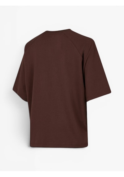 New Balance Nb Lıfestyle Women T-shırt Kadın Kahverengi T-shirt - Wnt3625