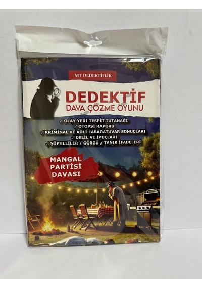 Dedektif Dava Çözme Oyunu Mangal Partisi Davası