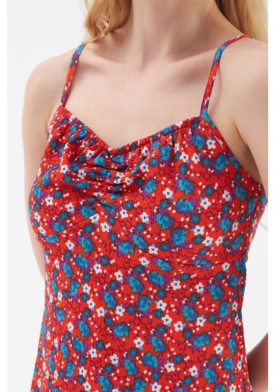 LOFT Regular Fit Kadın Elbise Lf2031626 Q1.v1 Kırmızı LOFT Regular Fit Kadın Elbise Lf2031626 Q1.v1 Kırmızı