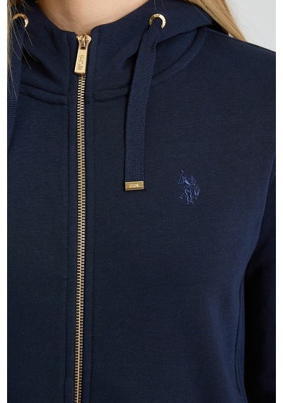 U.S. Polo Assn. Kadın Lacivert Basic Sweatshirt 50326801-vr033
