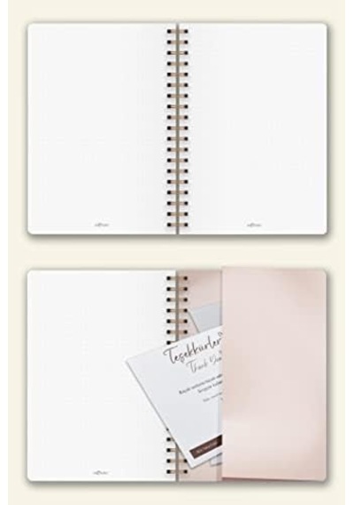 Noktalı Bullet Journal Pro Defter Aura A5 103 Ivory