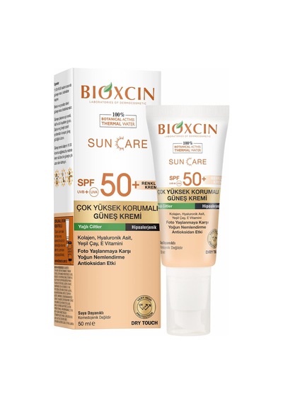 Bioxcin Sun Care Çok Yüksek Korumalı Yağlı Ciltler Için Renkli Güneş Kremi Tinted Spf 50+ 50 Ml Sku: Smg8690010411075 Açık Bej