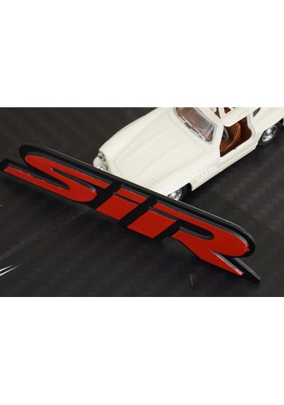 Dk Tuning Sir Bagaj Kırmızı Siyah Metal Yazı Logo Honda İle Uyuml