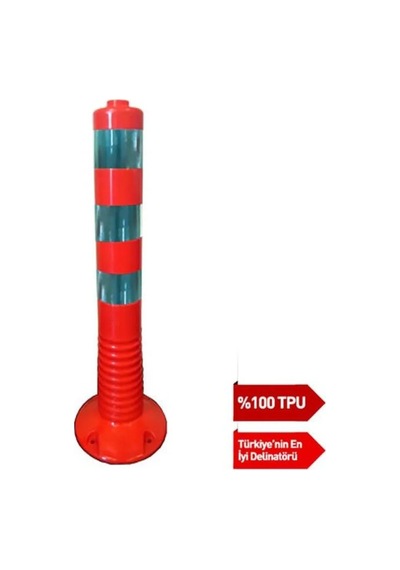 Tpu Delineator Trafik Otopark Delinatör 75 Cm Esnek Şerit Ayırıcı